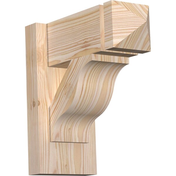 Ekena Millwork Funston Arts & Crafts Smooth Outlooker, Douglas Fir, 5 1/2"W x 12"D x 12"H OUT06X12X12FST03SDF - main